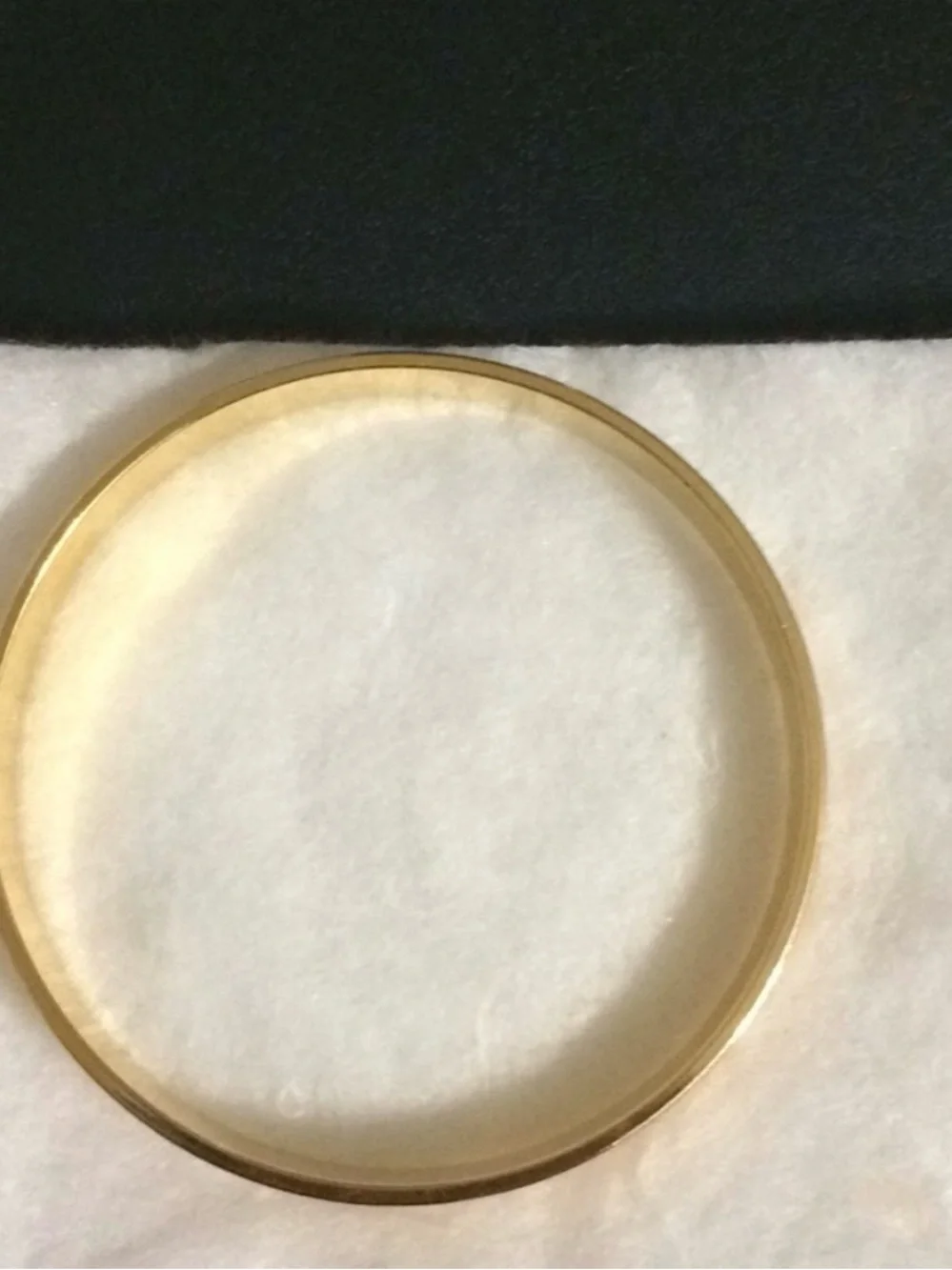 Vintage Style Red White Blue Gold Tone Enamel Bangle Bracelet